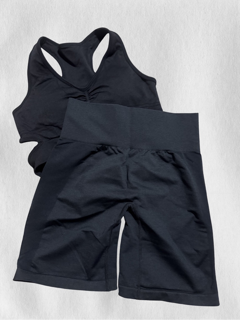 NVGTN Black Athletic Biker Shorts